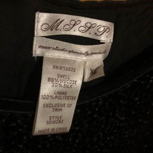 Euc black sleeveless drop waist dress